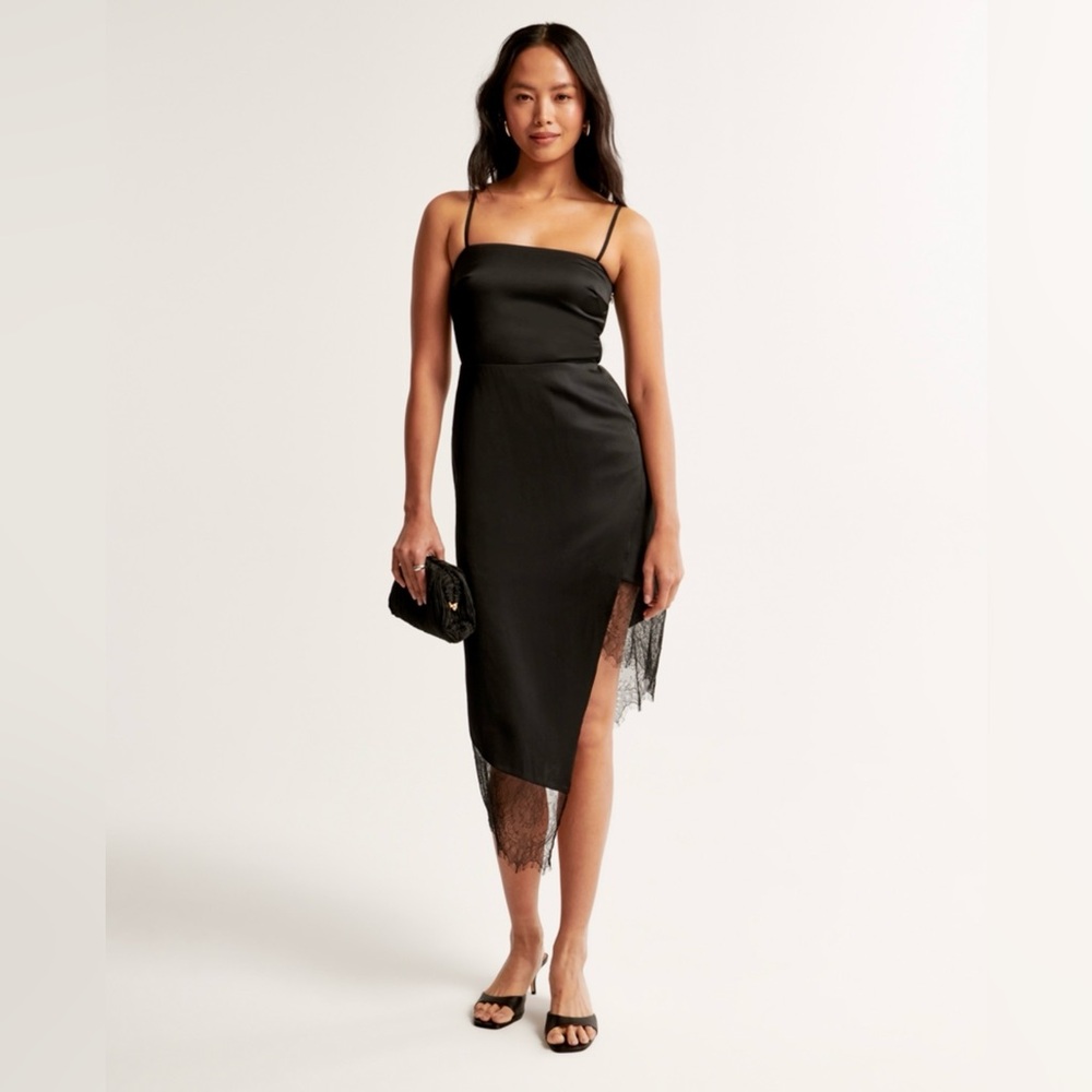 🌹Slip Asymmetrical Midi Dress🌹